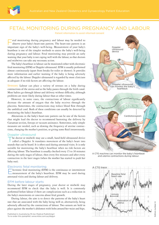 Obstetrics & Gynaecology Patient Education Pamphlets | Mi-tec Medical ...