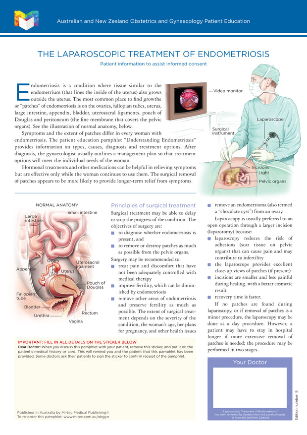 The Laparoscopic Treatment of Endometriosis