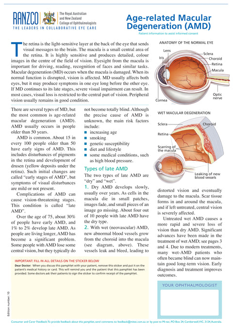 Age-related Macular Degeneration (AMD)