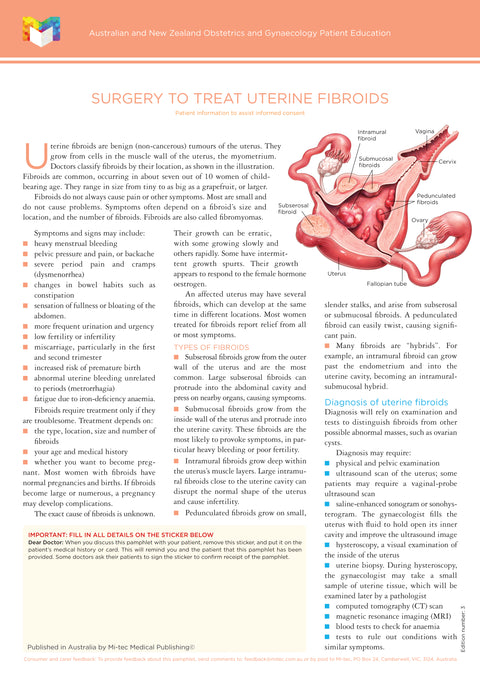 Surgery to Treat Uterine Fibroids