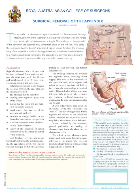 Surgical Removal of the Appendix – Mi-tec Medical Publishing