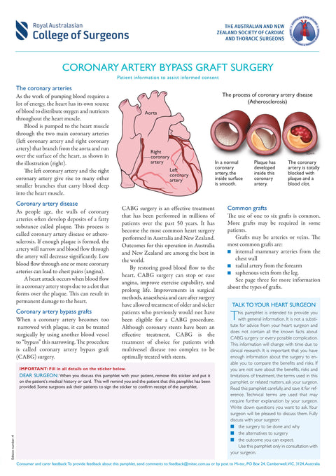 Coronary Artery Bypass Graft Surgery