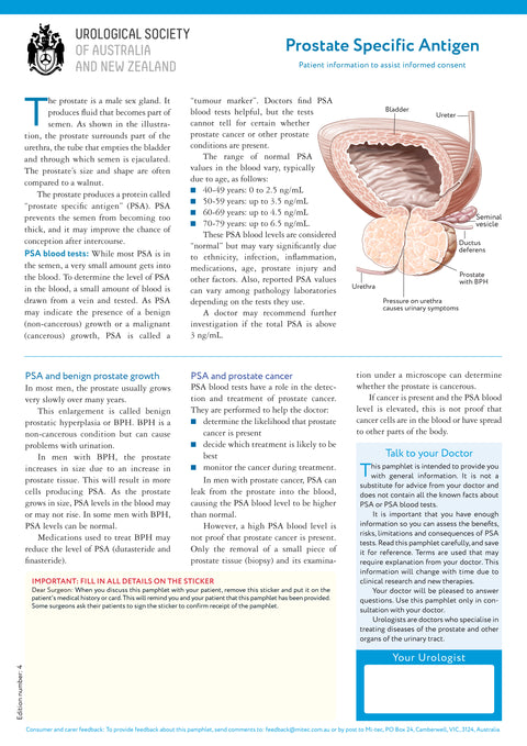 Prostate Specific Antigen – Mi-tec Medical Publishing